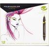Prismacolor Premier Art Markers, Chisel/Fine Tip, 12/ST AST PK SAN1773297